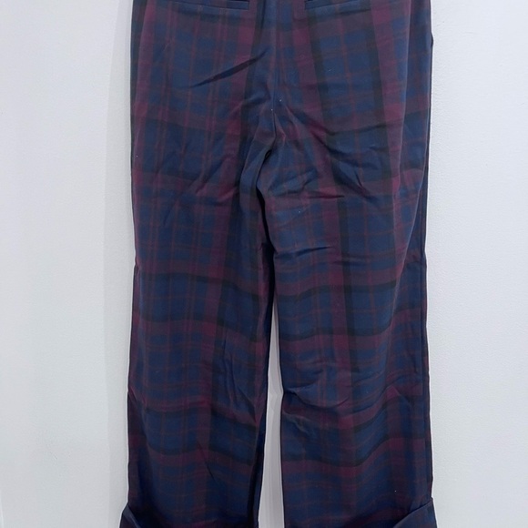 Scotch & Soda Check Wide Leg Ankle Pants - Picture 4 of 12